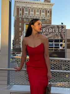 Make an Elegant Statement Dress - RED