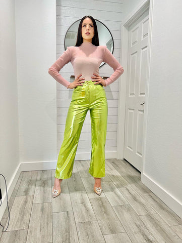 Verde Metalico Pant