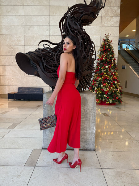 Make an Elegant Statement Dress - RED