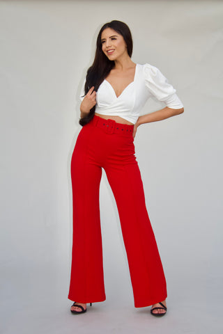 Loving yourself Pants - Red