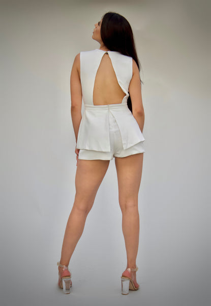 Starlight Romper-White